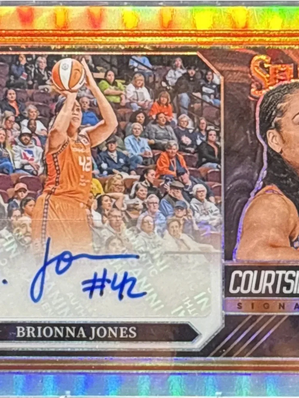 Panini Brionna Jones Autograph WNBA Trading Card